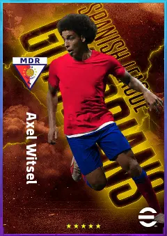 Axel Witsel eFootball 2026 player card, 81 OVR DMF