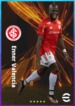 Enner Valencia eFootball 2026 player card, 80 OVR CF