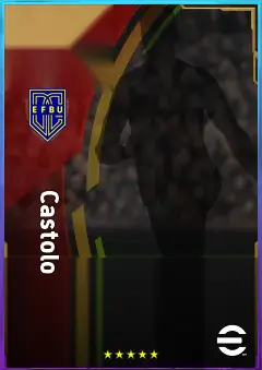 Castolo eFootball 2026 player card, 81 OVR CF