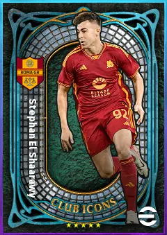 Stephan El Shaarawy eFootball 2026 player card, 80 OVR LWF