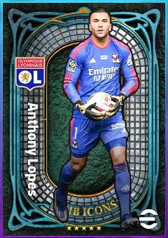 Anthony Lopes eFootball 2026 player card, 82 OVR GK