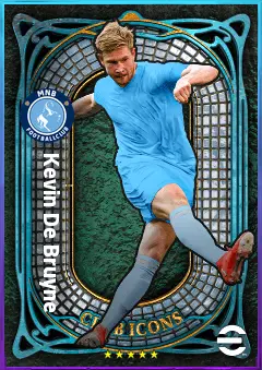 Kevin De Bruyne eFootball 2026 player card, 86 OVR AMF