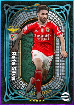 Rafa Silva eFootball 2026 player card, 82 OVR AMF