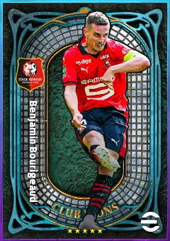 Benjamin Bourigeaud eFootball 2026 player card, 81 OVR CMF