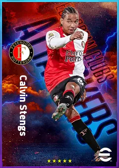 Calvin Stengs eFootball 2026 player card, 81 OVR RWF