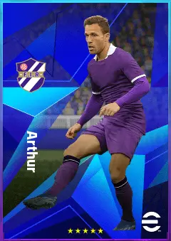 Arthur eFootball 2026 player card, 81 OVR CMF