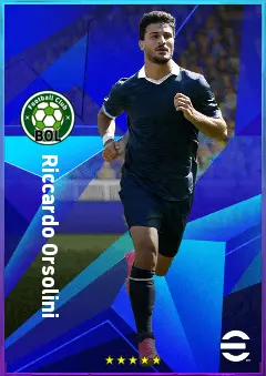Riccardo Orsolini eFootball 2026 player card, 81 OVR RWF