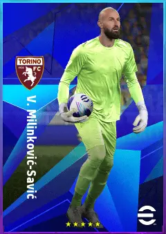 V. Milinković-Savić eFootball 2026 player card, 80 OVR GK