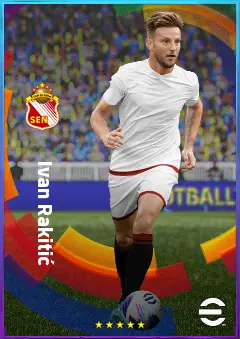 Ivan Rakitić eFootball 2026 player card, 80 OVR CMF