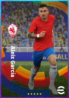 Aleix García eFootball 2026 player card, 82 OVR CMF