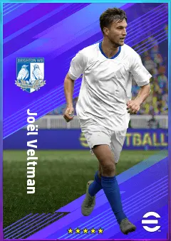 Joël Veltman eFootball 2026 player card, 81 OVR RB