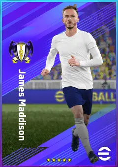 James Maddison eFootball 2026 player card, 83 OVR AMF