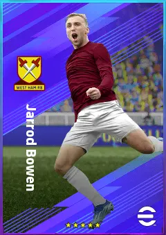 Jarrod Bowen eFootball 2026 player card, 81 OVR RMF