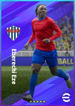 Eberechi Eze eFootball 2026 player card, 82 OVR AMF