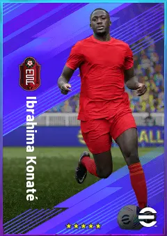 Ibrahima Konaté eFootball 2026 player card, 83 OVR CB