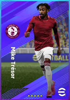 Mike Trésor eFootball 2026 player card, 81 OVR LWF