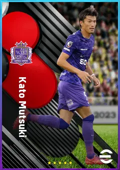 Kato Mutsuki eFootball 2026 player card, 77 OVR SS