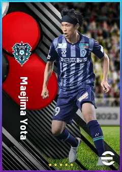 Maejima Yota eFootball 2026 player card, 75 OVR RB