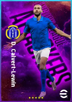 D. Calvert-Lewin eFootball 2026 player card, 81 OVR CF