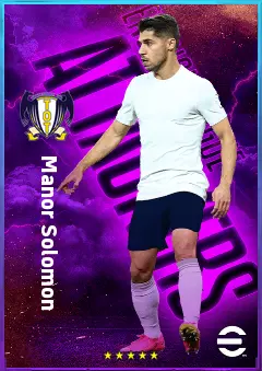 Manor Solomon eFootball 2026 player card, 80 OVR LWF