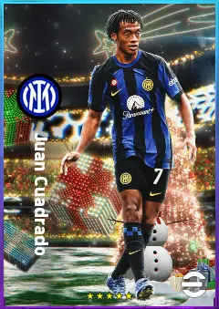 Juan Cuadrado eFootball 2026 player card, 82 OVR RMF