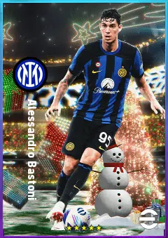Alessandro Bastoni eFootball 2026 player card, 83 OVR CB