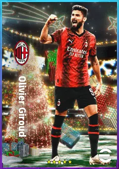 Olivier Giroud eFootball 2026 player card, 82 OVR CF