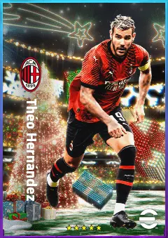 Théo Hernández eFootball 2026 player card, 84 OVR LB