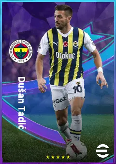 Dušan Tadić eFootball 2026 player card, 81 OVR LWF