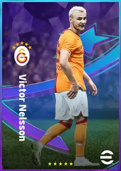 Victor Nelsson eFootball 2026 player card, 80 OVR CB