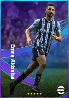 Emre Akbaba eFootball 2026 player card, 78 OVR AMF