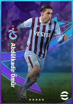 Abdülkadir Ömür eFootball 2026 player card, 79 OVR RMF