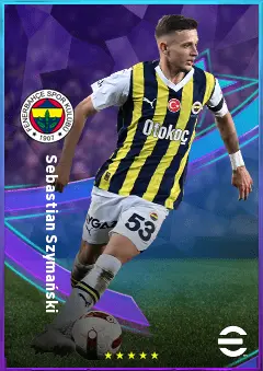 Sebastian Szymański eFootball 2026 player card, 81 OVR AMF