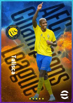 Talisca eFootball 2026 player card, 81 OVR RWF