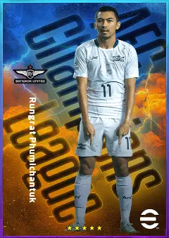 Rungrat Phumichantuk eFootball 2026 player card, 74 OVR RMF