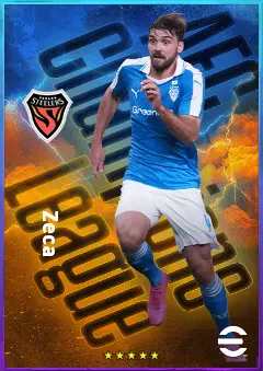 Zeca eFootball 2026 player card, 76 OVR CF