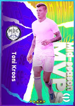 Toni Kroos eFootball 2026 player card, 82 OVR CMF