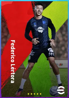 Federico Lértora eFootball 2026 player card, 79 OVR DMF