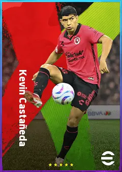Kevin Castañeda eFootball 2026 player card, 77 OVR AMF
