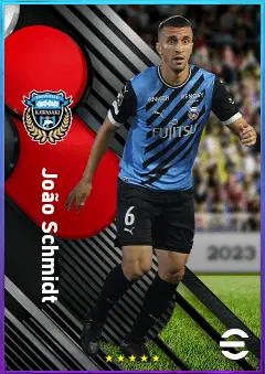 João Schmidt eFootball 2026 player card, 77 OVR DMF
