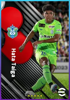 Hata Taiga eFootball 2026 player card, 76 OVR LB