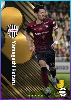 Yamaguchi Hotaru eFootball 2026 player card, 78 OVR DMF