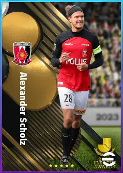 Alexander Scholz eFootball 2026 player card, 78 OVR CB