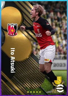Ito Atsuki eFootball 2026 player card, 79 OVR DMF
