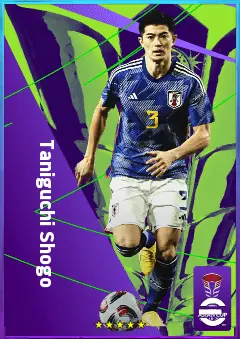 Taniguchi Shogo eFootball 2026 player card, 78 OVR CB