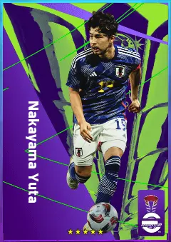 Nakayama Yuta eFootball 2026 player card, 78 OVR CB