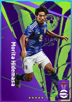 Morita Hidemasa eFootball 2026 player card, 80 OVR DMF