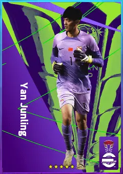 Yan Junling eFootball 2026 player card, 78 OVR GK