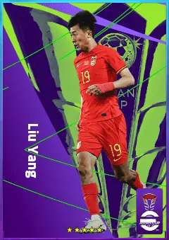 Liu Yang eFootball 2026 player card, 76 OVR LB