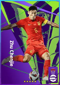 Zhu Chenjie eFootball 2026 player card, 78 OVR CB